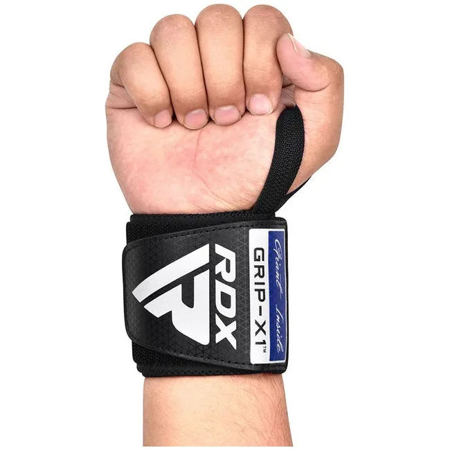 Бинты для запястий (кистовые бинты) RDX GYM WRIST WRAP R11 BLACK/ BLUE