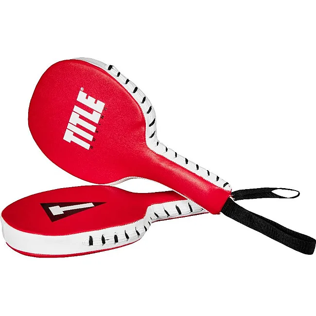 Боксерские ракетки TITLE Boxing Punch Training Paddles Red