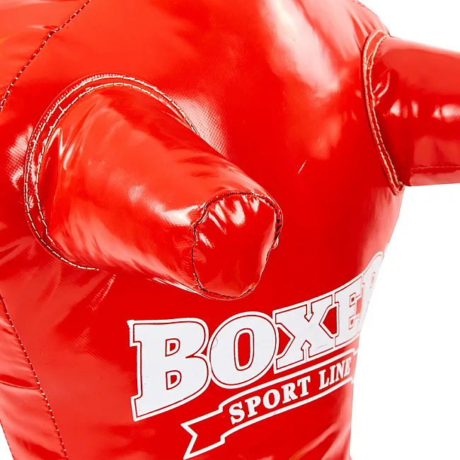 Манекен борцовський тренувальний Силует одноногий BOXER 1022-01 (Синій)