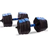Разборные гантели пластиковые наполнитель цемент 20кг SP-SPORT TA-1826-20 2шт по 10кг