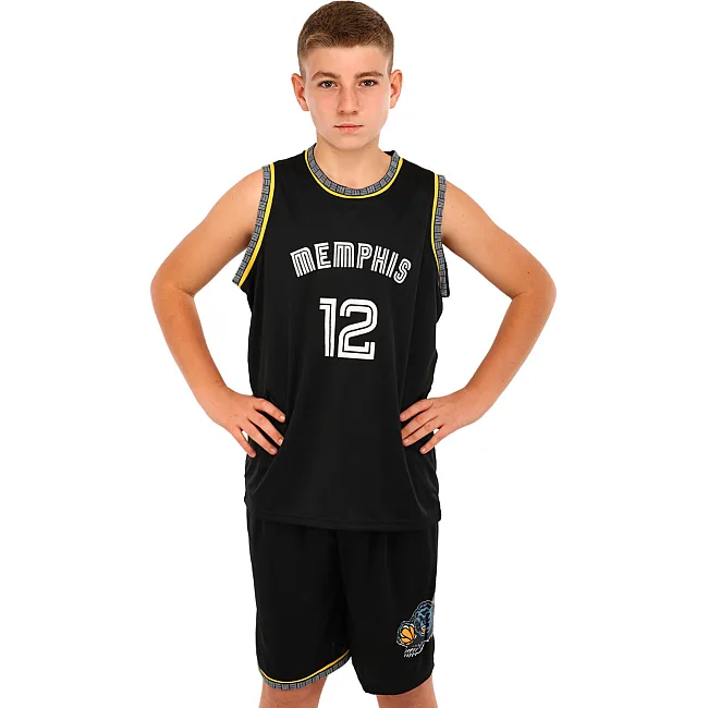 Детская баскетбольная форма
 NBA клуб Memphis Grizzlies 12 BA-6599 (Черный)