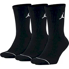 Шкарпетки NIKE U J ED CUSH POLY CREW 3PR 144 чорний