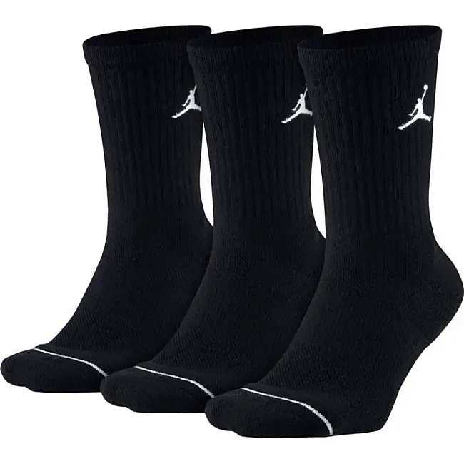 Шкарпетки NIKE U J ED CUSH POLY CREW 3PR 144 чорний