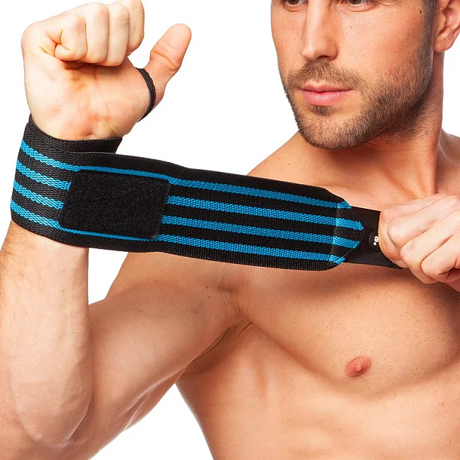 Кистевые бинты
 STRENGTH WRIST WRAPS MUTE 9905-1 2штуки