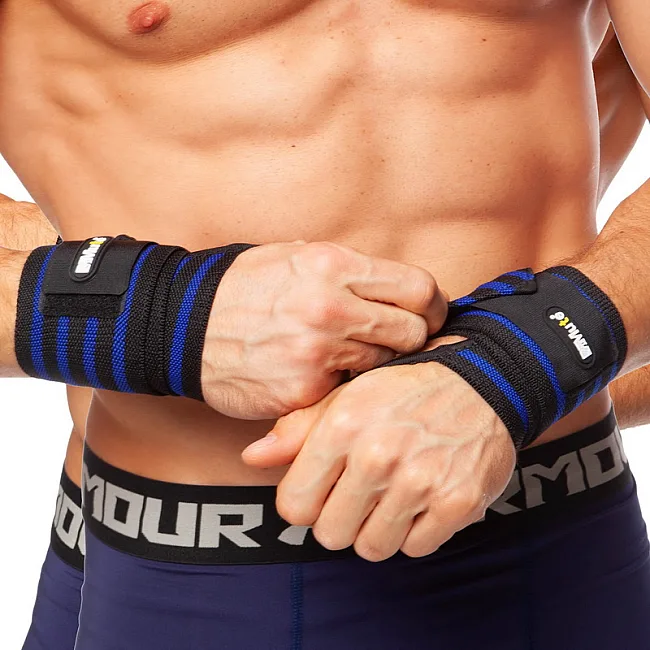 Кистевые бинты
 STRENGTH WRIST WRAPS MUTE 9905-1 2штуки