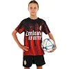 Футбольна форма дитяча із символікою клубу AC MILAN домашня 2024 SP-SPORT CO-7192