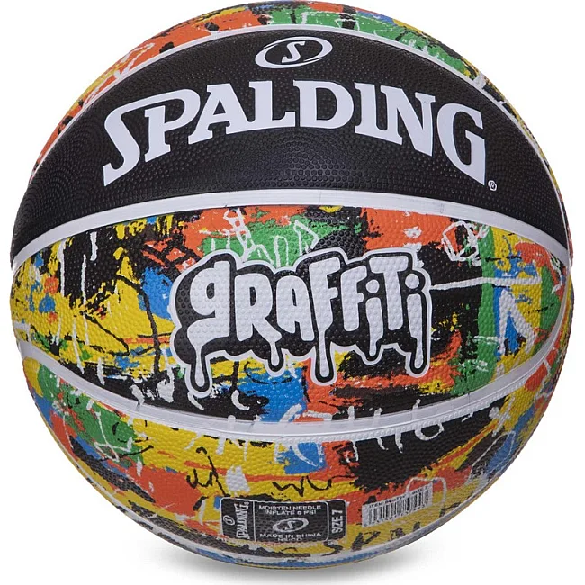 Баскетбольный мяч
 резиновый SPALDING GRAFFITI 84372Y
 7