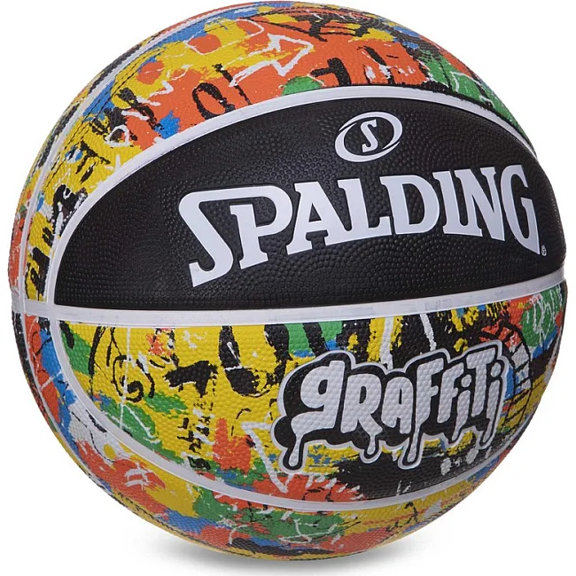 Баскетбольный мяч
 резиновый SPALDING GRAFFITI 84372Y
 7