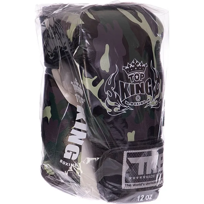 Перчатки для бокса


 кожаные TOP KING Empower Camouflage TKBGEM-03 8-18унций (Камуфляж
)