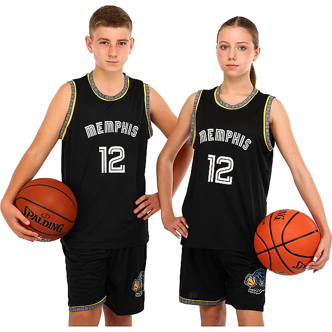 Детская баскетбольная форма
 NBA клуб Memphis Grizzlies 12 BA-6599 (Черный)