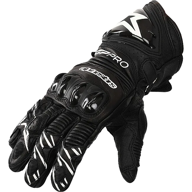 Мотоперчатки гоночные ALPINESTAR AX-19 (Черный-салатовый)