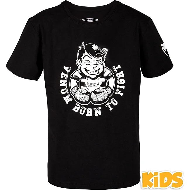 Футболка детская VENUM Born to Fight Black White