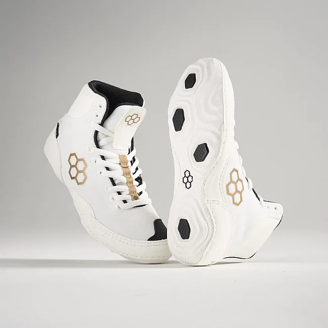 Детские борцовки RUDIS Colt 2.0 Youth White Gold