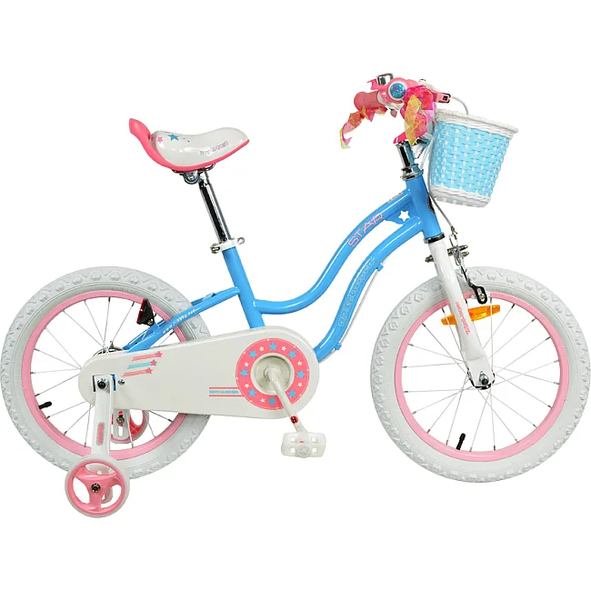 Детский велосипед ROYALBABY STAR GIRL 16", OFFICIAL UA, синий