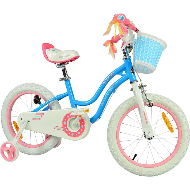 Детский велосипед ROYALBABY STAR GIRL 16", OFFICIAL UA, синий