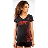 Женская футболка VENUM Official UFC Fight Week Black