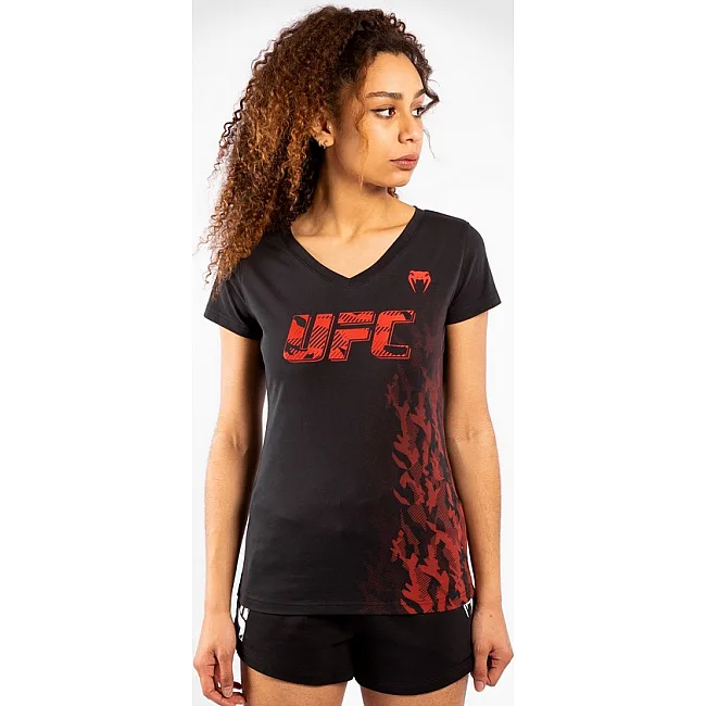 Женская футболка VENUM Official UFC Fight Week Black