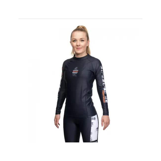 Рашгард женский Tatami Ladies Tropic Black