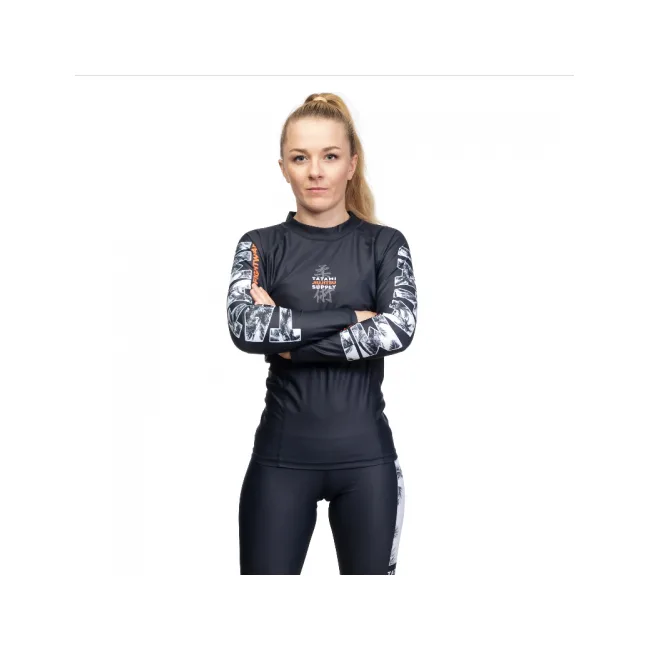 Рашгард женский Tatami Ladies Tropic Black