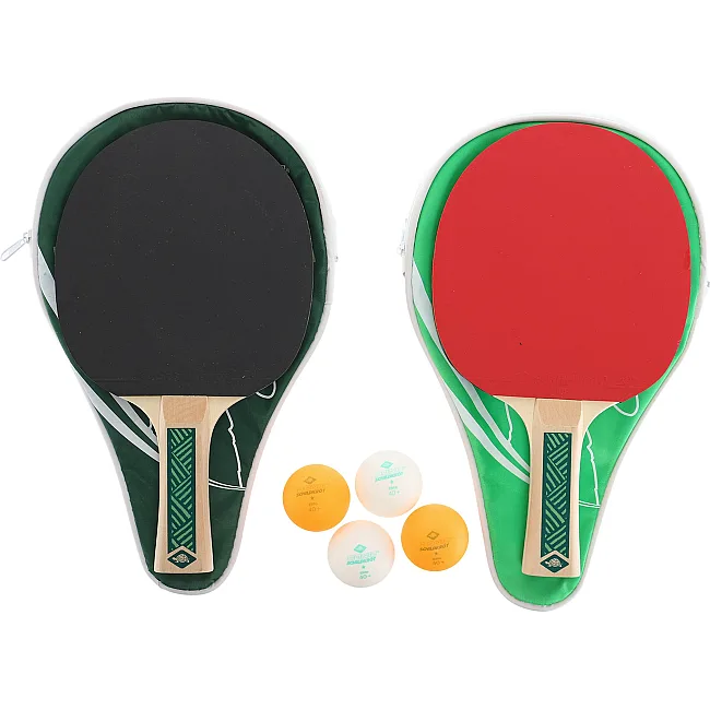 Набор для настольного тенниса 2 ракетки, 4 мяча с чехлом DONIC MT-788498 Champs 400