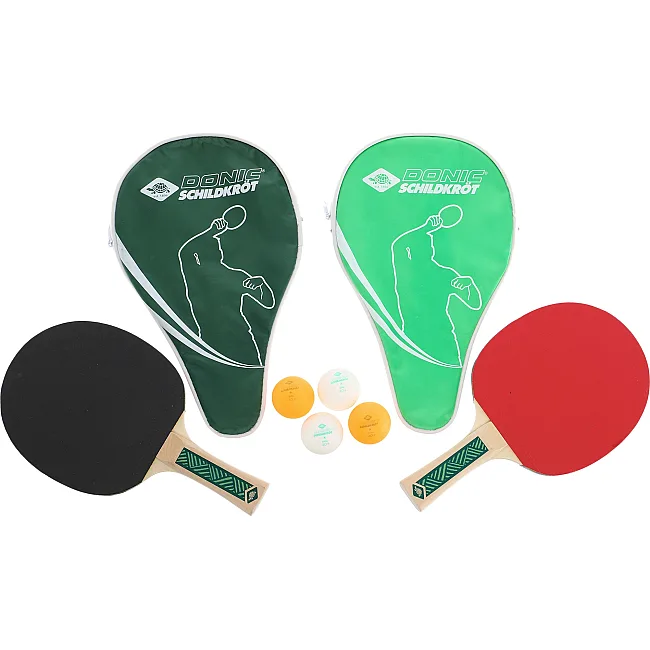 Набор для настольного тенниса 2 ракетки, 4 мяча с чехлом DONIC MT-788498 Champs 400