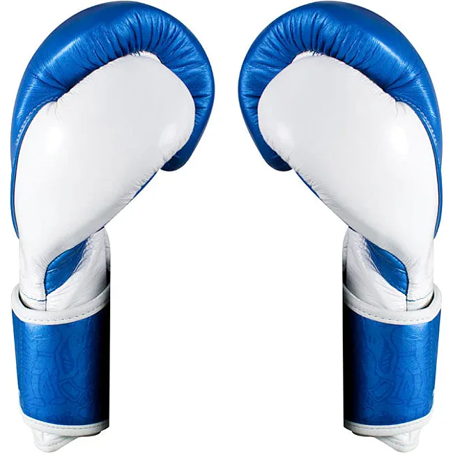Перчатки для бокса CLETO REYES High Precision Leather Metallic Blue White