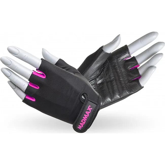 Рукавиці для фітнесу MADMAX MFG-251 Rainbow Pink