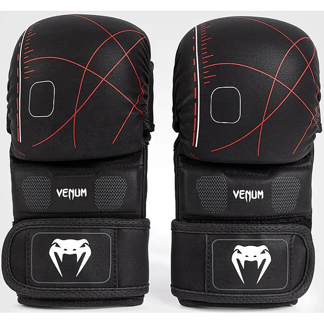 Перчатки для MMA VENUM Tactical XT - Black/Fire Red