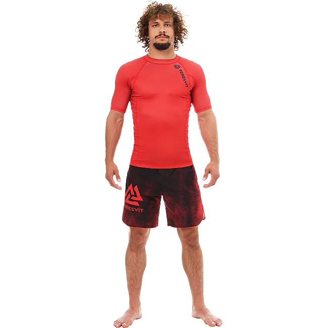 Рашгард PERESVIT Core Short Sleeve Scarlet
