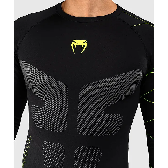 Рашгард VENUM Training Camp 4.0 - Black/Neon Green