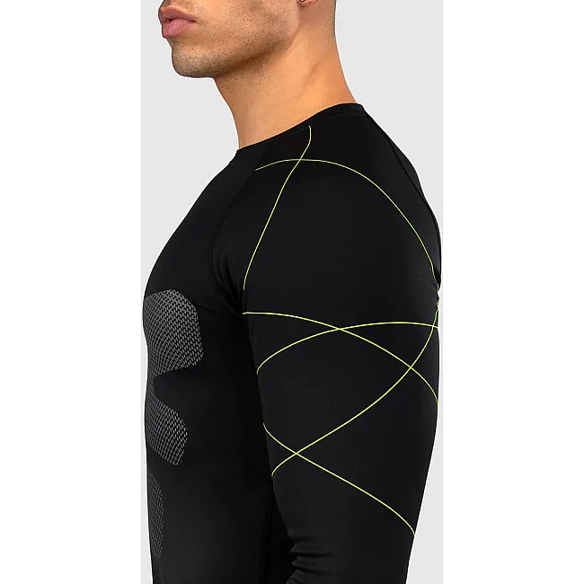 Рашгард VENUM Training Camp 4.0 - Black/Neon Green