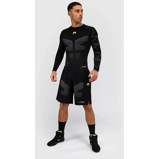 Рашгард VENUM Training Camp 4.0 - Black/Neon Green