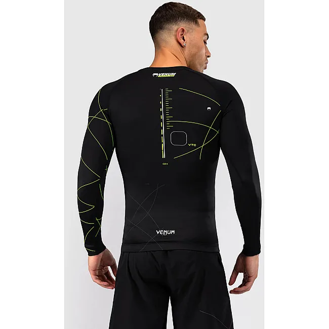 Рашгард VENUM Training Camp 4.0 - Black/Neon Green