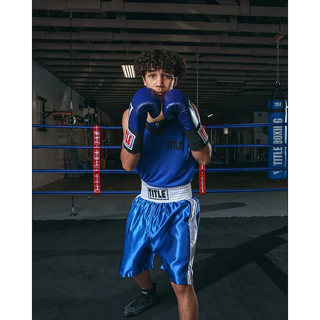 Шорты TITLE Boxing Edge 2.0 Blue White