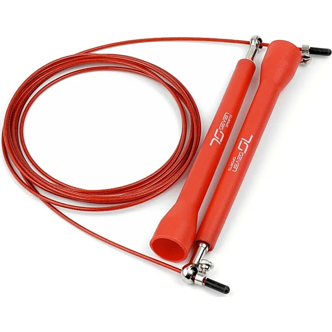 Скоростная скакалка 7SPORTS Elite Rope 3м. металлическая на подшипниках SK-5 красная