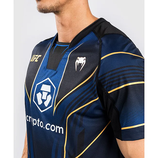 Тренировочная футболка-джерси VENUM UFC Authentic Fight Night 2.0 Kit Midnight Edition Champion