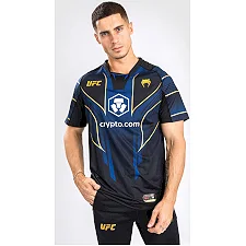 Тренировочная футболка-джерси VENUM UFC Authentic Fight Night 2.0 Kit Midnight Edition Champion