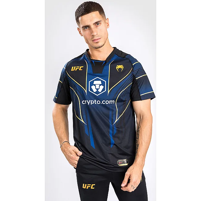 Тренировочная футболка-джерси VENUM UFC Authentic Fight Night 2.0 Kit Midnight Edition Champion
