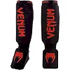 Защита голени и голеностопа Venum Kontact Shinguards Black Red