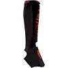 Защита голени и голеностопа Venum Kontact Shinguards Black Red