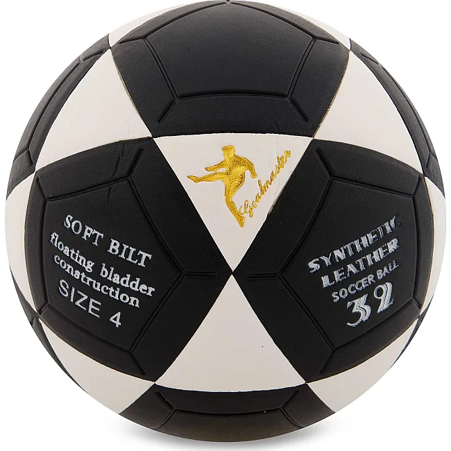 Футбольный мяч SP-SPORT FB-0451 (Черный-белый)
