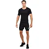 Спортивные шорты двойные 2 в 1 с тайтсами мужские JOMA SMASH 104441-100 (Черный)