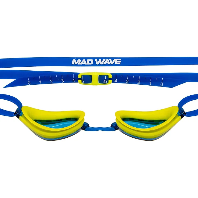 Очки для плавания юниорские MADWAVE Accelerator M043405 (Голубой)