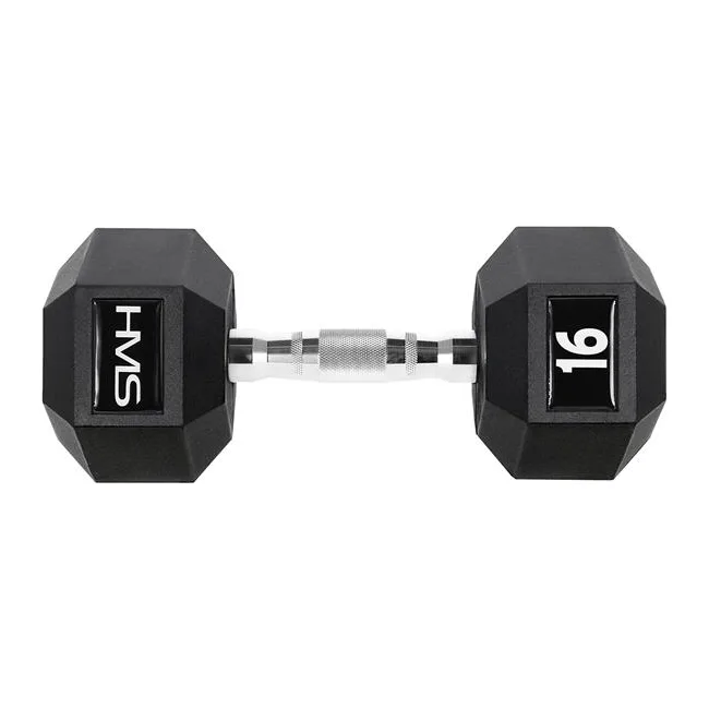 Гантель шестигранный HMS HEX PRO, 16 кг