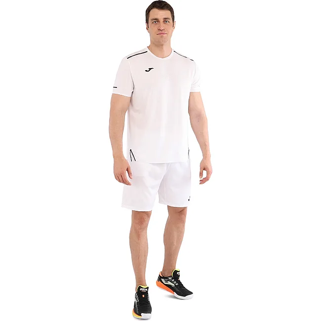 Спортивні шорти короткі чоловічі JOMA MASTER 100186-200 (Білий)