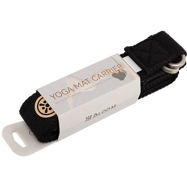 Ремень-стяжка для переноски коврика BLOOM YOGA PAD STRAP LB7089 (Черный)