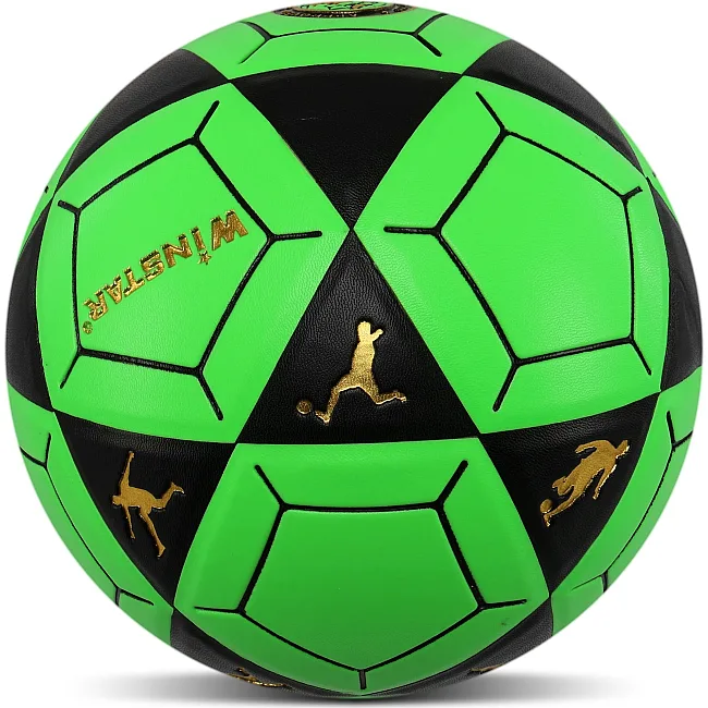 Футбольный мяч WINSTAR FB-00040 (Салатовый-черный)