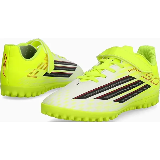 Сороконожки детские ADIDAS F50 CLUB H&L TF J желтый (для детей)