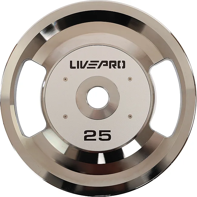 Блины диски стальные 2 Handle металлическая втулка LiveUp LP8338-25 ø51мм 25кг