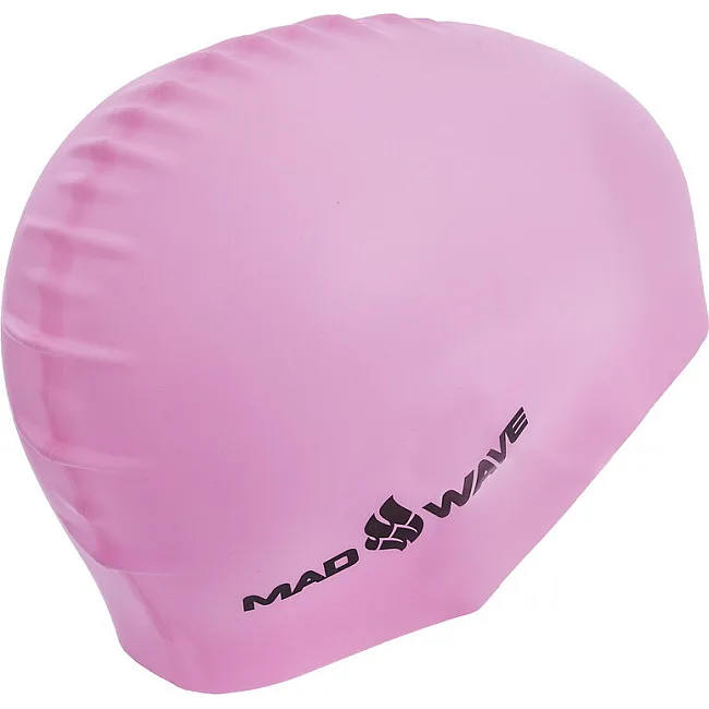 Шапочка для бассейна силиконовая для взрослых MADWAVE PASTEL M053504 (Розовый)